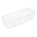 Casa si Gradina - Mobilier - Organizare si depozitare - Organizatoare pentru sertare si dulapuri - Organizator Sertar Transparent cu 5 Compartimente - Infinity.ro