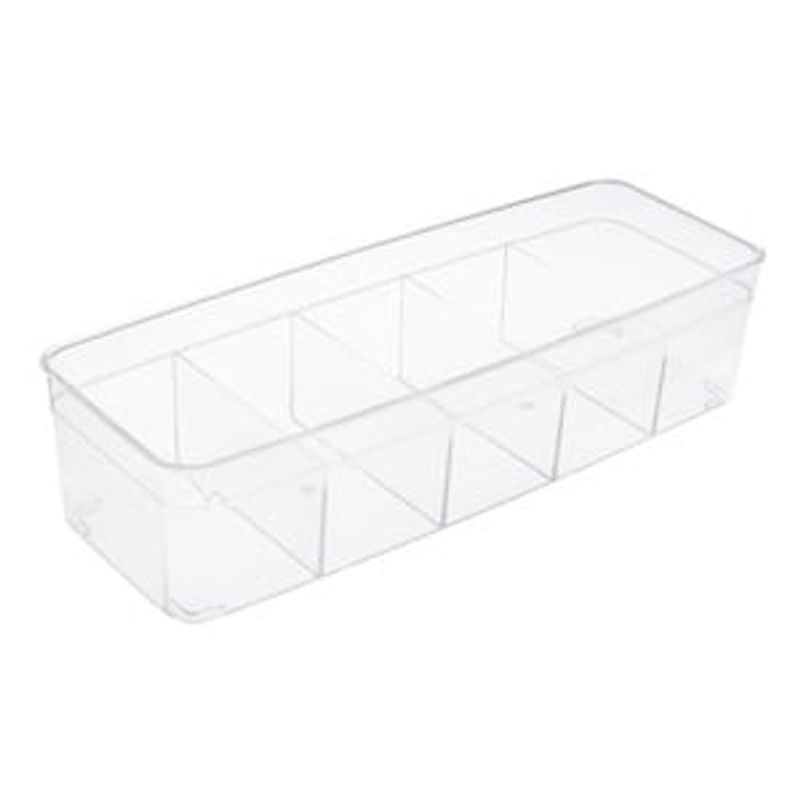 Casa si Gradina - Mobilier - Organizare si depozitare - Organizatoare pentru sertare si dulapuri - Organizator Sertar Transparent cu 5 Compartimente - Infinity.ro