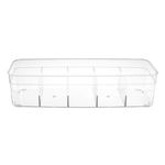 Casa si Gradina - Mobilier - Organizare si depozitare - Organizatoare pentru sertare si dulapuri - Organizator Sertar Transparent cu 5 Compartimente - Infinity.ro