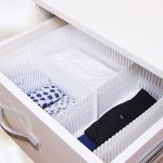 Casa si Gradina - Mobilier - Organizare si depozitare - Organizatoare pentru sertare si dulapuri - Separatoare de Sertare din Plastic Alb - Organizator pentru Lenjerie - Infinity.ro