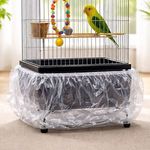 Market - Curatenie si intretinere casa - Produse bucatarie - Pungi si folii alimentare - Pungi pentru colivie, 64x60 cm, set 5 buc, transparente, cu elastic - Infinity.ro