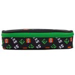 Carti si Birotica - Rechizite - Penare - Penar oval negru cu model Minecraft, 23x5x10 cm - Infinity.ro