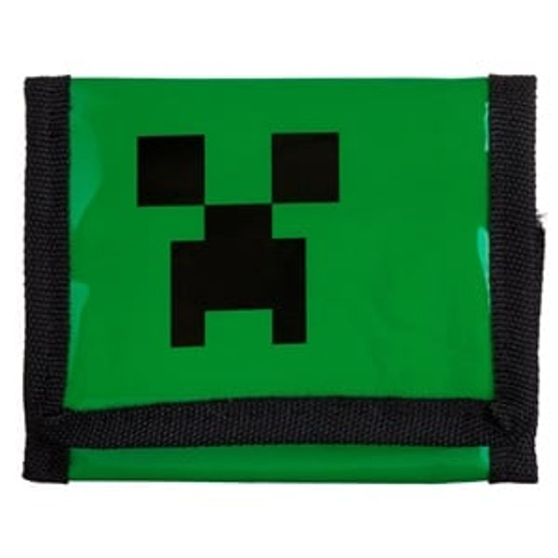 Fashion, accesorii si bijuterii - Copii - Accesorii copii - Genti si rucsacuri copii - Portofel pentru copii cu design Minecraft, Verde, 12.5x2x10 cm - Infinity.ro