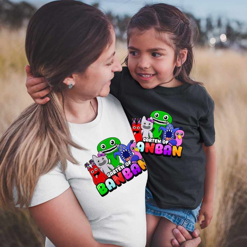 Fashion, accesorii si bijuterii - Femei - Imbracaminte femei - Tricouri si topuri femei - Tricou Femei Garden of Banban All Gang Horror, negru, marime S - Infinity.ro
