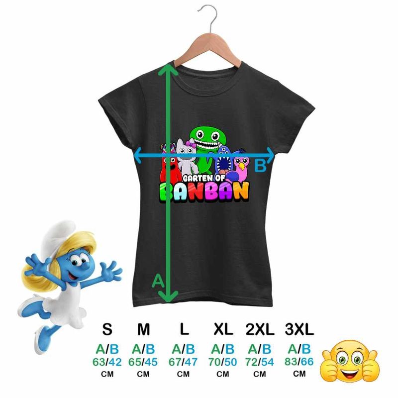 Fashion, accesorii si bijuterii - Femei - Imbracaminte femei - Tricouri si topuri femei - Tricou Femei Garden of Banban All Gang Horror, negru, marime S - Infinity.ro