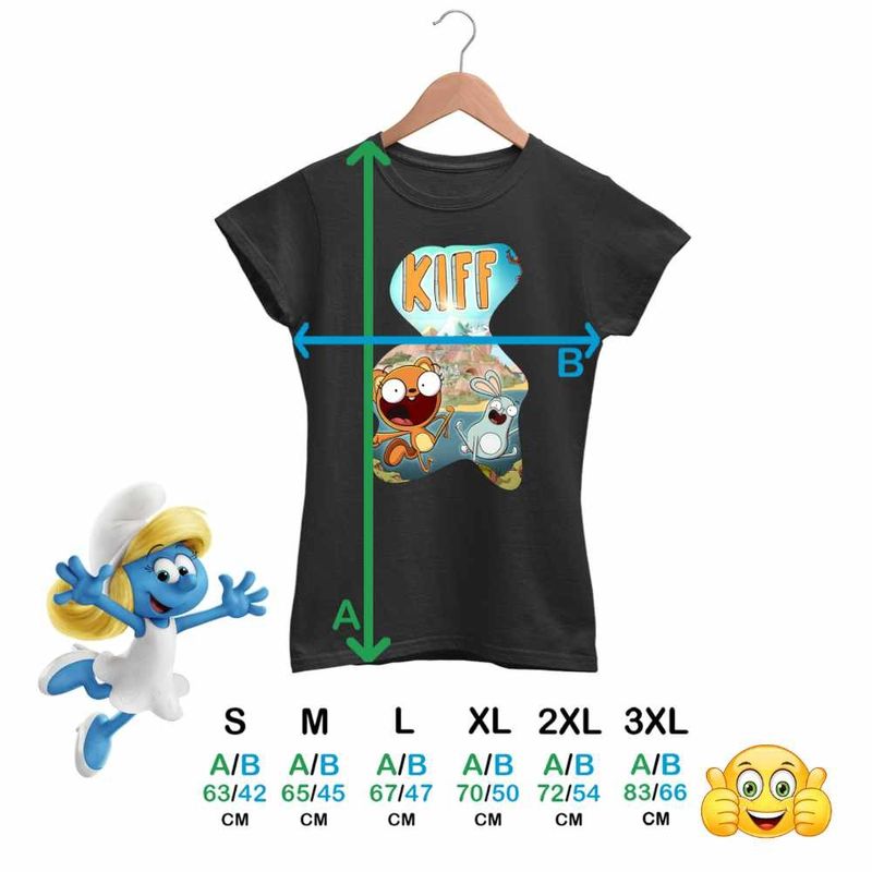 Fashion, accesorii si bijuterii - Femei - Imbracaminte femei - Tricouri si topuri femei - Tricou Femei Kiff Desene Animate, negru, marime S - Infinity.ro