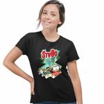 Fashion, accesorii si bijuterii - Femei - Imbracaminte femei - Tricouri si topuri femei - Tricou Femei StuGo Insula Pierduta, negru, marime S - Infinity.ro