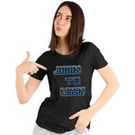 Fashion, accesorii si bijuterii - Femei - Imbracaminte femei - Tricouri si topuri femei - Tricou Femei Born to Learn NCT Kpop Merch, negru, marime S - Infinity.ro
