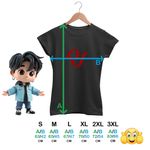Fashion, accesorii si bijuterii - Femei - Imbracaminte femei - Tricouri si topuri femei - Tricou Femei Red Velvet Merch Kpop, negru, marime S - Infinity.ro
