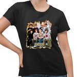 Fashion, accesorii si bijuterii - Femei - Imbracaminte femei - Tricouri si topuri femei - Tricou Femei Epex Kpop Party Merch, negru, marime S - Infinity.ro