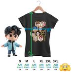 Fashion, accesorii si bijuterii - Femei - Imbracaminte femei - Tricouri si topuri femei - Tricou Femei Epex All Gang Kpop Merch, negru, marime S - Infinity.ro