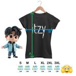 Fashion, accesorii si bijuterii - Femei - Imbracaminte femei - Tricouri si topuri femei - Tricou Femei Itzy Kpop Yeji Merch, negru, marime S - Infinity.ro
