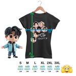 Fashion, accesorii si bijuterii - Femei - Imbracaminte femei - Tricouri si topuri femei - Tricou Femei Got7 Kpop Bambam Youngjae, negru, marime S - Infinity.ro