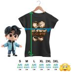 Fashion, accesorii si bijuterii - Femei - Imbracaminte femei - Tricouri si topuri femei - Tricou Femei Ateez Korea Kpop, negru, marime S - Infinity.ro