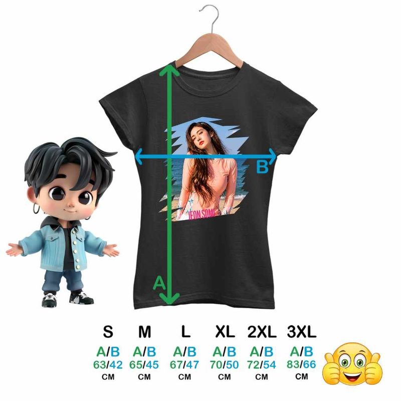 Fashion, accesorii si bijuterii - Femei - Imbracaminte femei - Tricouri si topuri femei - Tricou Femei Jeon Somi Vibe Kpop, negru, marime S - Infinity.ro