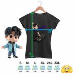 Fashion, accesorii si bijuterii - Femei - Imbracaminte femei - Tricouri si topuri femei - Tricou Femei DJ Xenith K-pop Merch, negru, marime S - Infinity.ro
