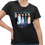 Fashion, accesorii si bijuterii - Femei - Imbracaminte femei - Tricouri si topuri femei - Tricou Femei NewJeans Kpop Merch, negru, marime S - Infinity.ro