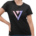 Fashion, accesorii si bijuterii - Femei - Imbracaminte femei - Tricouri si topuri femei - Tricou Femei Seventeen Kpop Mingyu Merch, negru, marime S - Infinity.ro