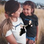 Fashion, accesorii si bijuterii - Femei - Imbracaminte femei - Tricouri si topuri femei - Tricou Femei Metallica Merch James Hetfield, negru, marime S - Infinity.ro