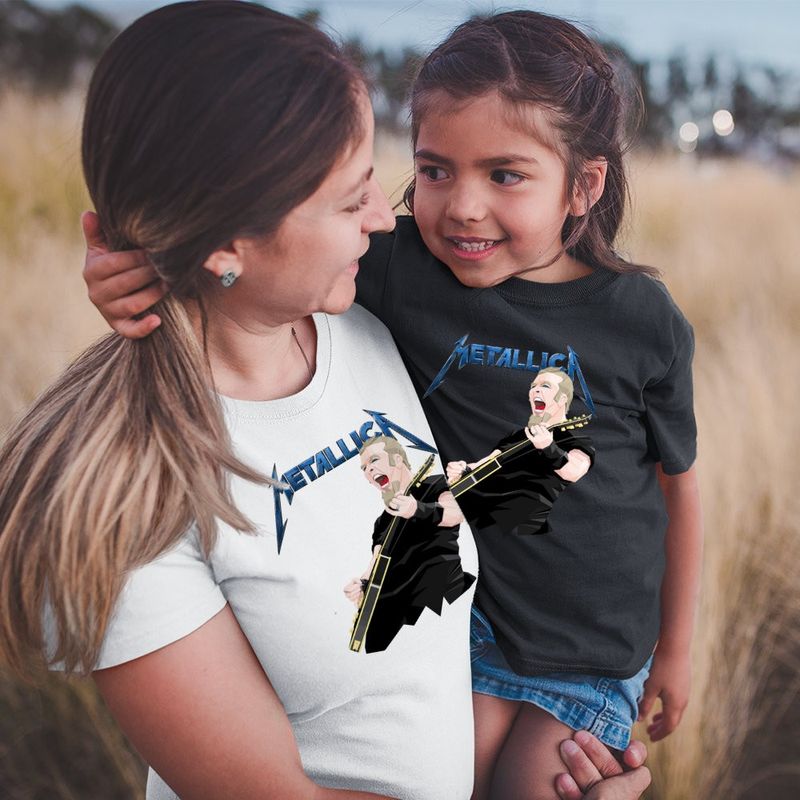 Fashion, accesorii si bijuterii - Femei - Imbracaminte femei - Tricouri si topuri femei - Tricou Femei Metallica Merch James Hetfield, negru, marime S - Infinity.ro