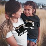 Fashion, accesorii si bijuterii - Femei - Imbracaminte femei - Tricouri si topuri femei - Tricou Femei Enhypen All Gang Kpop Merch, negru, marime S - Infinity.ro