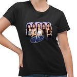 Fashion, accesorii si bijuterii - Femei - Imbracaminte femei - Tricouri si topuri femei - Tricou Femei NewJeans Minji Hanni Kpop Merch, negru, marime S - Infinity.ro