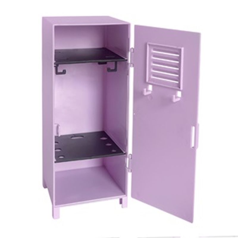 Casa si Gradina - Mobilier - Dulapuri si sifoniere - Dulapuri - Dulapior Mini cu Lacat, Plastic, Lila, 10,5x10x26 cm - Infinity.ro