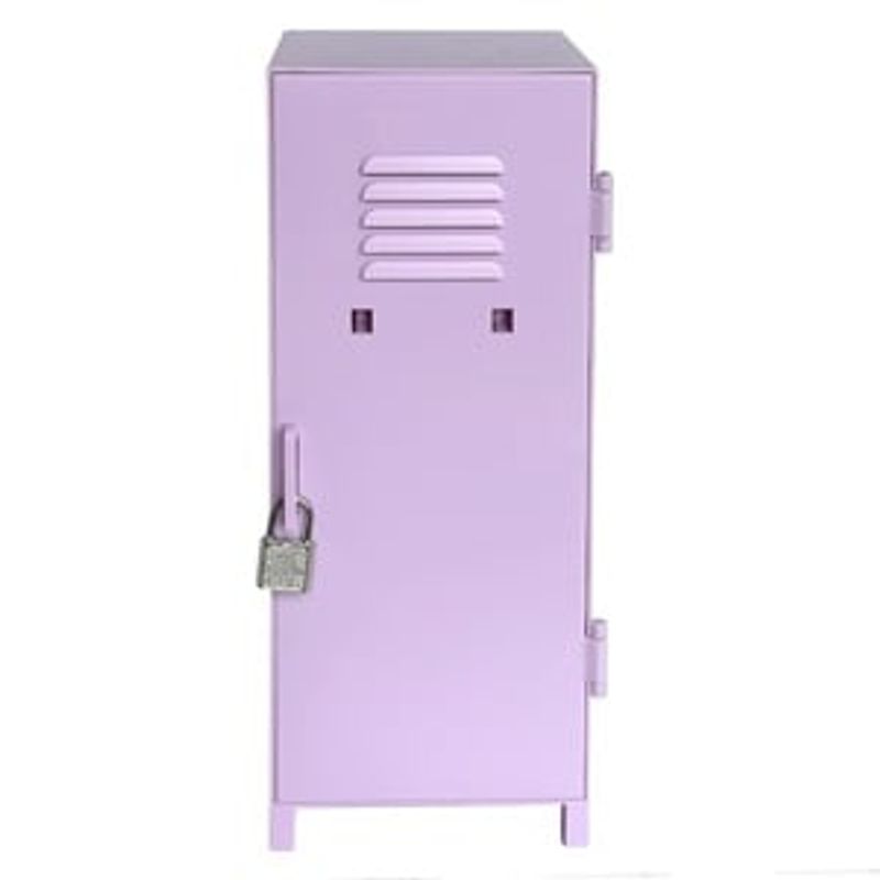 Casa si Gradina - Mobilier - Dulapuri si sifoniere - Dulapuri - Dulapior Mini cu Lacat, Plastic, Lila, 10,5x10x26 cm - Infinity.ro