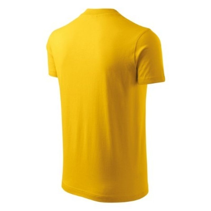 Fashion, accesorii si bijuterii - Barbati - Imbracaminte - Tricouri si bluze barbati - Tricou unisex, V-neck 102, Malfini Galben 3XL - Infinity.ro