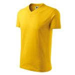Fashion, accesorii si bijuterii - Barbati - Imbracaminte - Tricouri si bluze barbati - Tricou unisex, V-neck 102, Malfini Galben 3XL - Infinity.ro