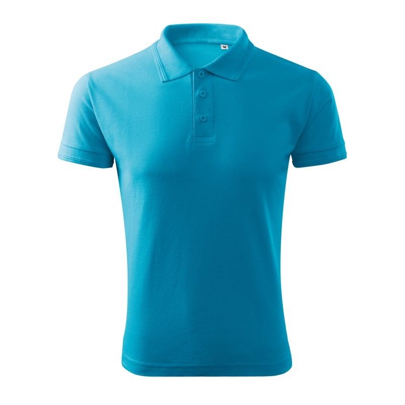 Fashion, accesorii si bijuterii - Barbati - Imbracaminte - Tricouri si bluze barbati - Tricou polo pentru barbati, Malfini, PIQUE POLO, F03 XXXL Turcoaz - Infinity.ro