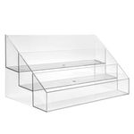 Ingrijire personala si Cosmetice - Machiaj - Portfarduri si genti cosmetice - Suport Acrilic Transparent cu 3 Nivele pentru Cosmetice Organizator Infrumusetar - Infinity.ro