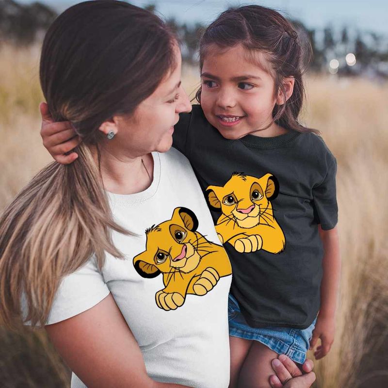 Fashion, accesorii si bijuterii - Femei - Imbracaminte femei - Tricouri si topuri femei - Tricou Femei Simba Lion King, negru, marime S - Infinity.ro