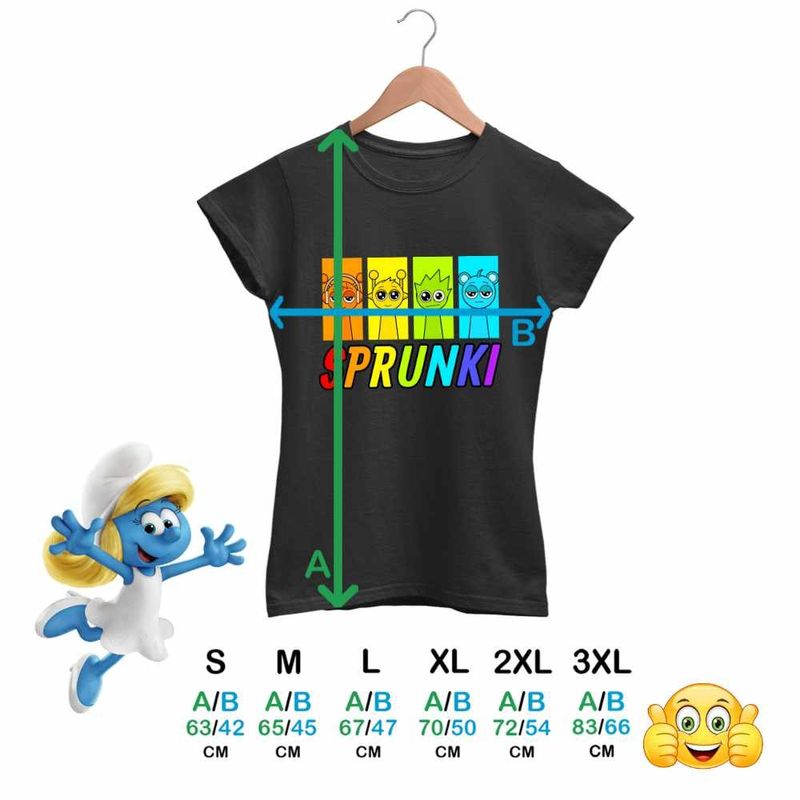 Fashion, accesorii si bijuterii - Femei - Imbracaminte femei - Tricouri si topuri femei - Tricou Femei Sprunki Music Notes Gamer, negru, marime S - Infinity.ro