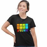 Fashion, accesorii si bijuterii - Femei - Imbracaminte femei - Tricouri si topuri femei - Tricou Femei Sprunki Music Notes Gamer, negru, marime S - Infinity.ro