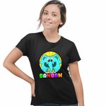 Fashion, accesorii si bijuterii - Femei - Imbracaminte femei - Tricouri si topuri femei - Tricou Femei Gradina Banban Pickels, negru, marime S - Infinity.ro