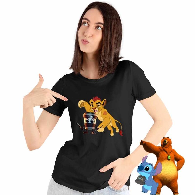 Fashion, accesorii si bijuterii - Femei - Imbracaminte femei - Tricouri si topuri femei - Tricou Femei Cappuccino Asassino Garda Felina TikTok, negru, marime S - Infinity.ro