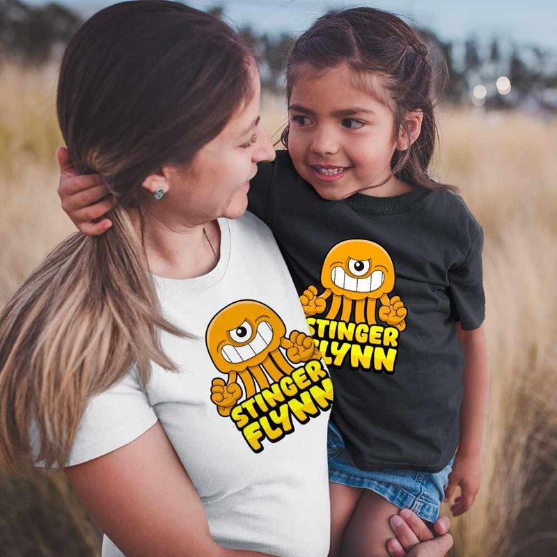Fashion, accesorii si bijuterii - Femei - Imbracaminte femei - Tricouri si topuri femei - Tricou Femei Banban Stinger Flynn Caracatita, negru, marime S - Infinity.ro