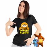 Fashion, accesorii si bijuterii - Femei - Imbracaminte femei - Tricouri si topuri femei - Tricou Femei Banban Stinger Flynn Caracatita, negru, marime S - Infinity.ro