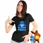 Fashion, accesorii si bijuterii - Femei - Imbracaminte femei - Tricouri si topuri femei - Tricou Femei Banban Fluffy Pants Desene, negru, marime S - Infinity.ro