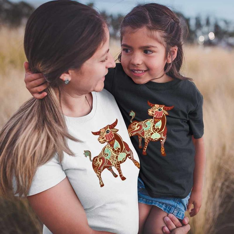 Fashion, accesorii si bijuterii - Femei - Imbracaminte femei - Tricouri si topuri femei - Tricou Femei Taur Zodiac Horoscop Taurus Mandala Astrologie, negru, marime S - Infinity.ro