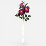 Casa si Gradina - Decoratiuni - Obiecte decorative - Plante artificiale - CAMELIE ROZ-MOV 3FLORI 63CM - Infinity.ro
