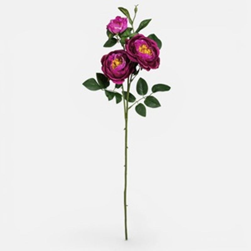 Casa si Gradina - Decoratiuni - Obiecte decorative - Plante artificiale - CAMELIE ROZ-MOV 3FLORI 63CM - Infinity.ro