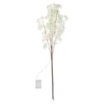 Casa si Gradina - Decoratiuni - Obiecte decorative - Plante artificiale - Ramuri decorative cu flori artificiale albe si LED, 135 cm, set 2 bucati - Infinity.ro