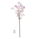 Casa si Gradina - Decoratiuni - Obiecte decorative - Plante artificiale - Ramuri decorative cu flori artificiale lila, 2 buc, 135 cm, 80 LED-uri - Infinity.ro