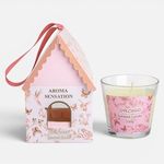 Casa si Gradina - Decoratiuni - Aromaterapie si lumanari - Lumanari si candele - Lumanare parfumata in pahar cu aroma de orhidee, cutie cadou - Infinity.ro