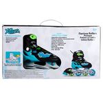 Sport si Outdoor - Role, trotinete si skateboard - Role copii - Role in linie pentru copii, Turcoaz, Marimi 30-33, Sistem Easy Adjust - Infinity.ro