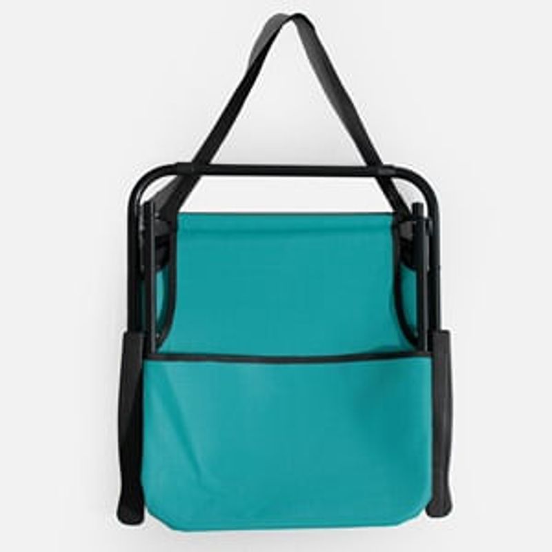 Sport si Outdoor - Camping - Mobilier pentru camping - Scaune camping - Scaun de plaja pliabil, turcoaz, 44x33x65cm - Infinity.ro
