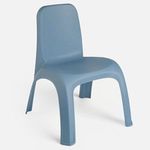 Casa si Gradina - Mobilier - Scaune si fotolii - Scaune - Scaun pentru copii din plastic, fara brate, albastru mat, 38x44x52 cm - Infinity.ro