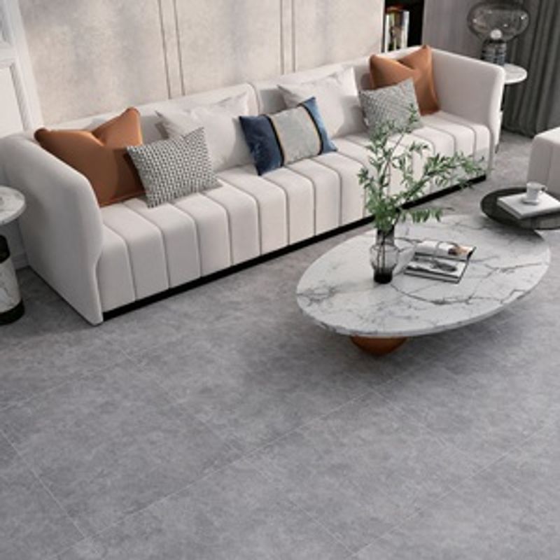 Casa si Gradina - Constructii - Parchet si pardoseli interioare - Parchet si pardoseli - Autocolant pardoseala PVC, Aspect ciment, Gri, 60x60x0,15cm, Set 4 buc - Infinity.ro
